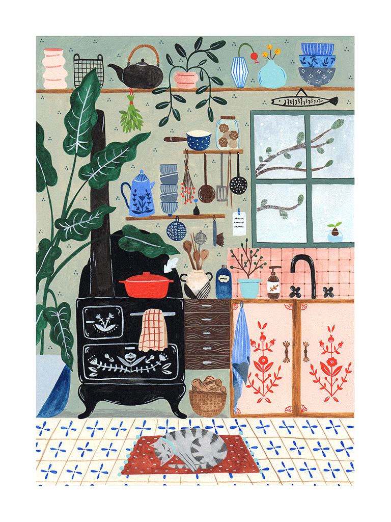 Limited Edition Print -Grandma's Kitchen