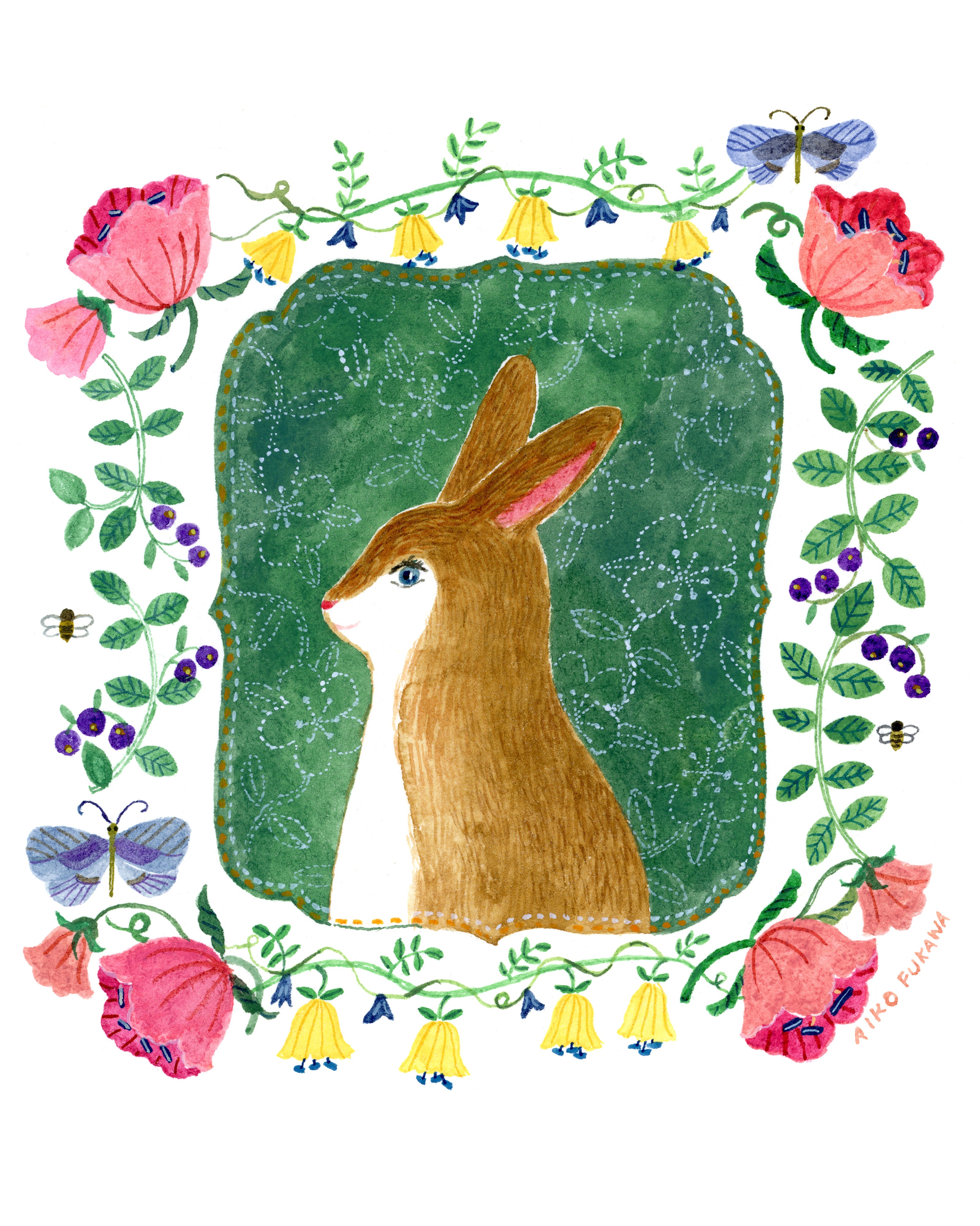 Brown Bunny by Aiko Fukawa - Toi Art Gallery